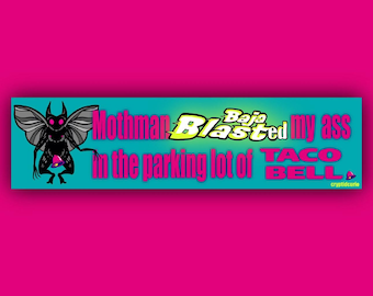 Mothman Baja Blast Large Bumper Magnet