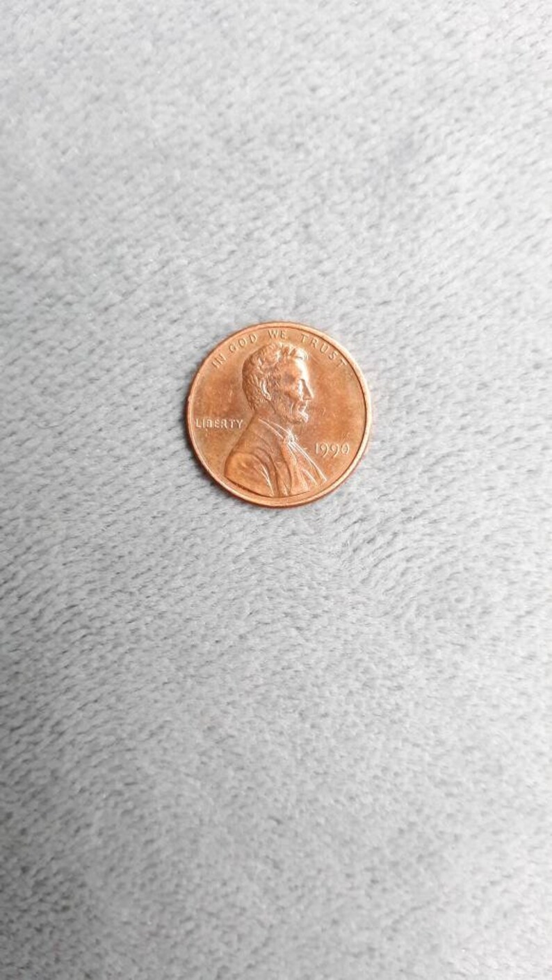Download 1990 Lincoln Penny No Mint Mark | Etsy