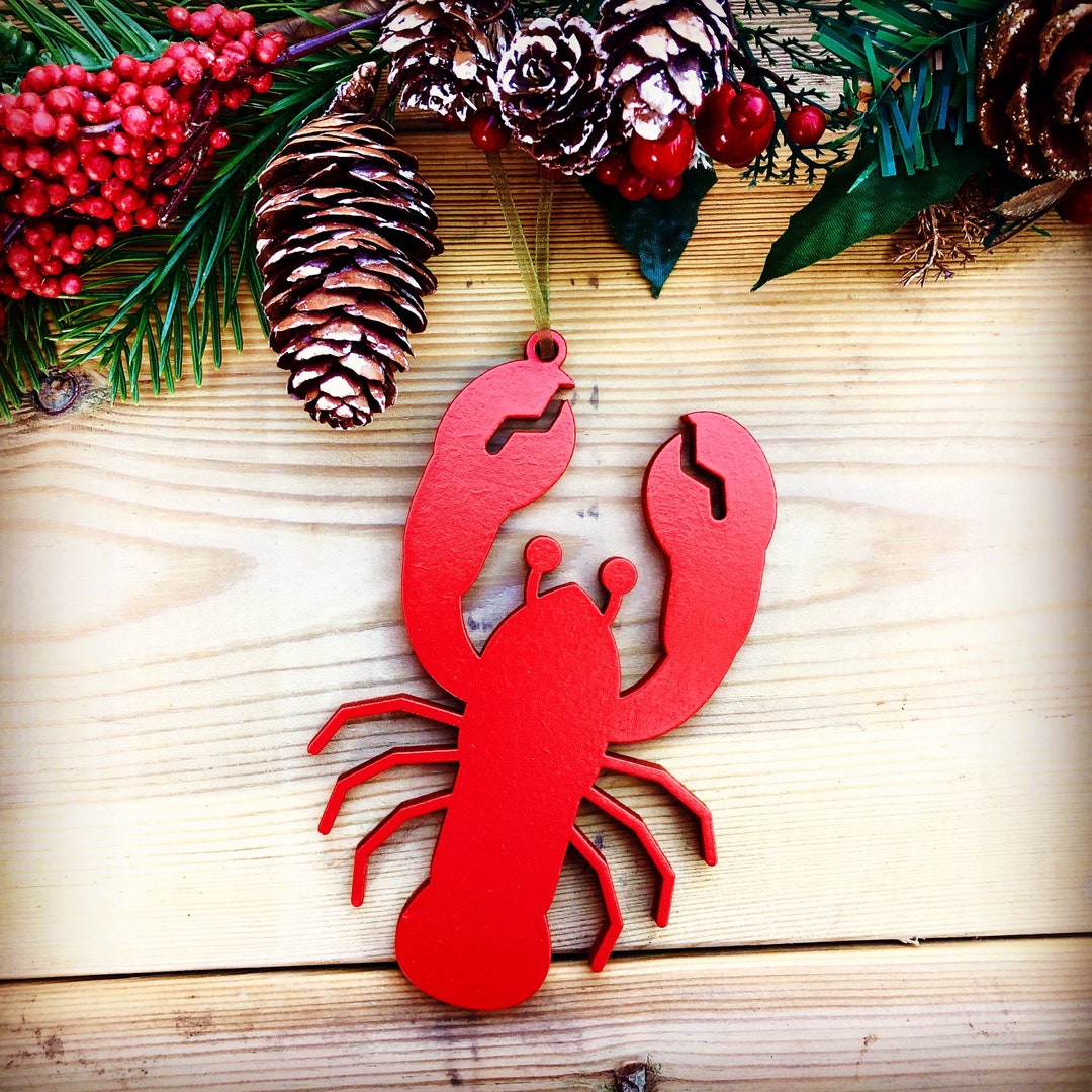 Lobster Christmas Ornament 