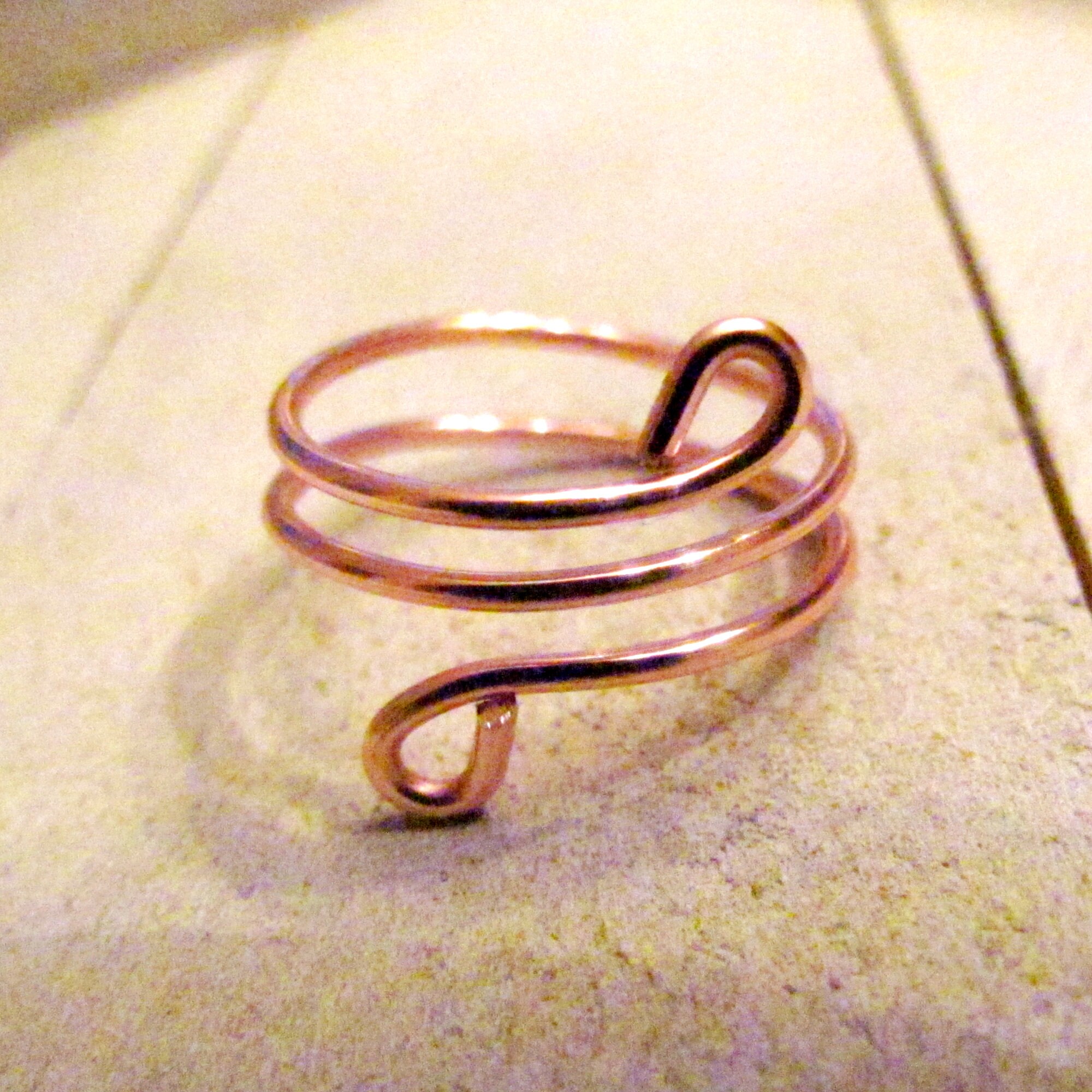 Adjustable Single Wrap Ring Etsy