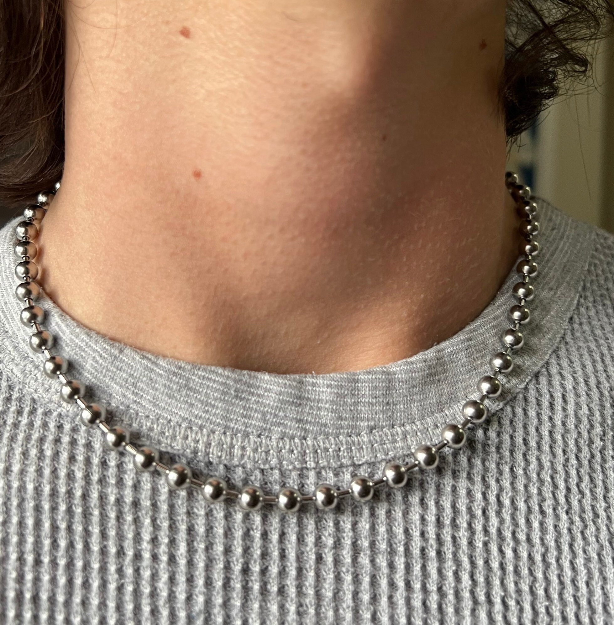 Delicate Silver Ball Chain | Ag & Au | Dalgleish Diamonds » Dalgleish  Diamonds