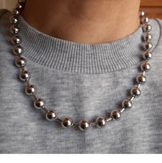 Chunky Ball Chain Necklace 18”