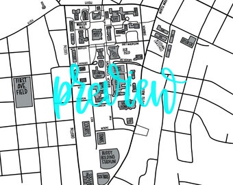 Longwood University Campus Map