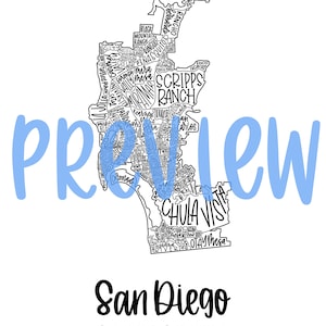 San Diego, CA Neighborhood Map