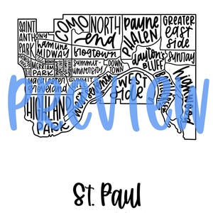 St. Paul, MN Map