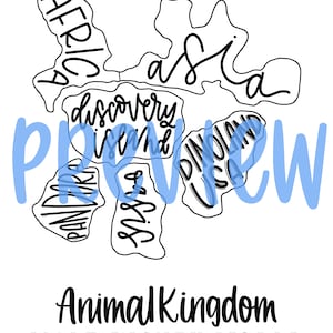 Animal Kingdom Map