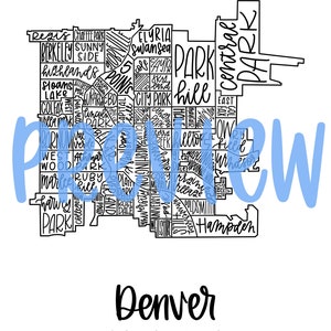 Denver, CO Neighborhood Map