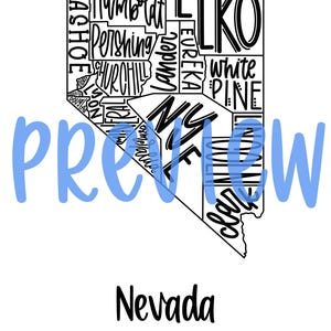 Nevada Karte