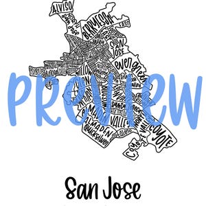 San Jose, CA Neighborhood Map