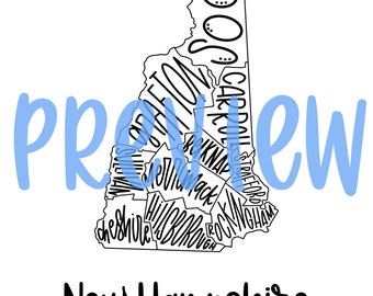 New Hampshire Map
