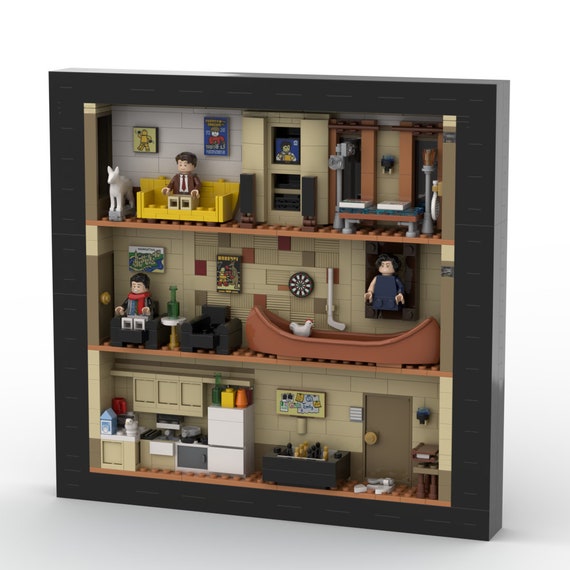 FRIENDS the Apartments in Frame PDF Instructions alternate Build of 10292  instant Download No Physical Item 