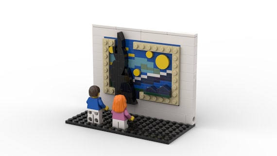 LEGO Starry Night 3D  How to Build This Amazing Van Gogh Set! 