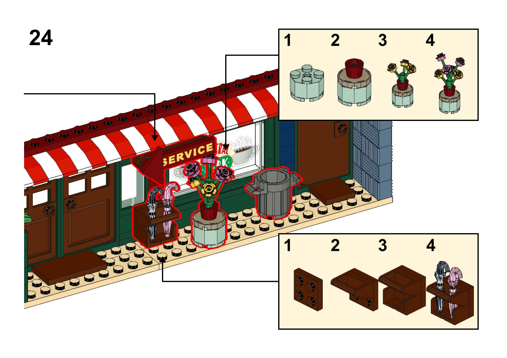 LEGO Central Perk 21319 Instructions