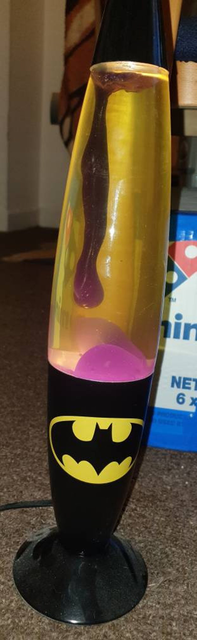 BATMAN Lava Lamp 1980s Etsy