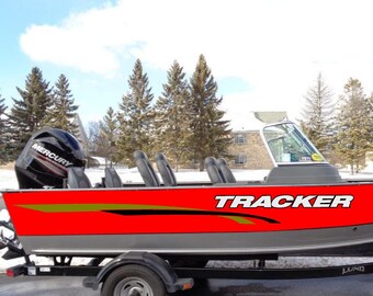 TRACKER boat decal Custom Set STRATUS