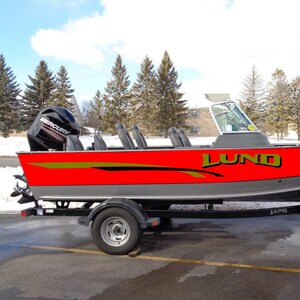 LUND Boat Decal Custom Set STRATUS - Etsy