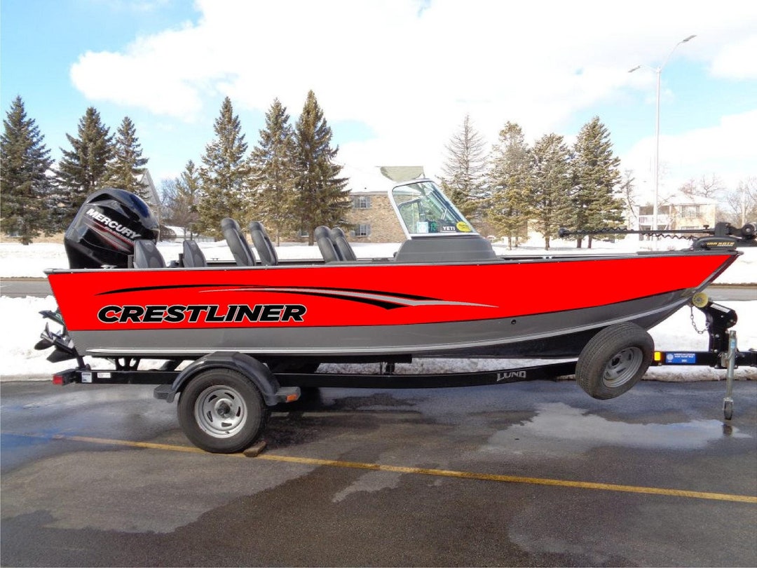 CRESTLINER Boat Decal Custom Set Excaliber Etsy