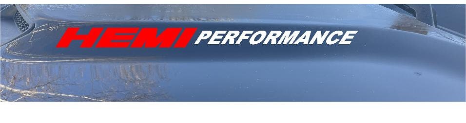 Hemi Performance Sticker Dodge Ram Hood Decal Set HEMI PERFORMANCE - Etsy