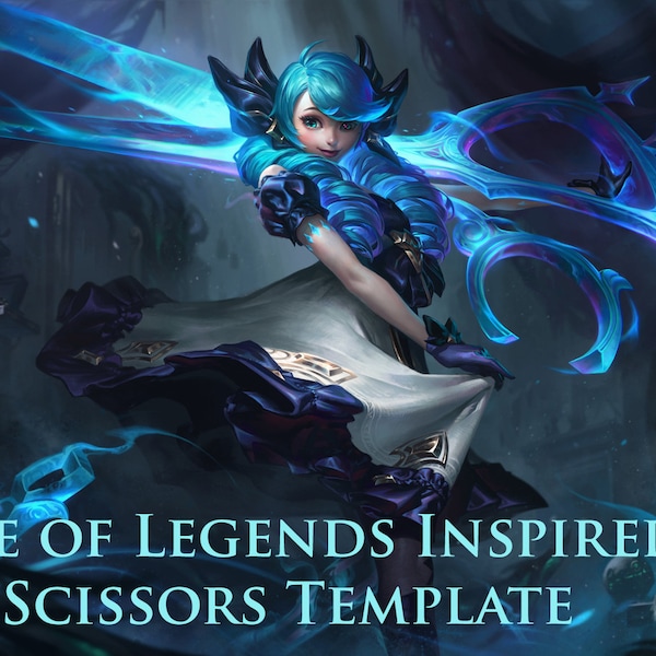 League of Legends Inspired Gwen Scissors Template