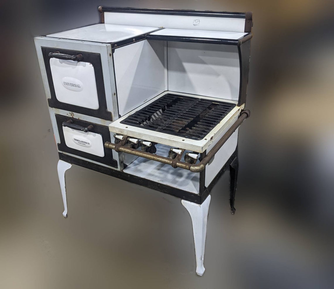 Cribben & Sexton Universal Gas Stove 1923 Made In Chicago USA Etsy
