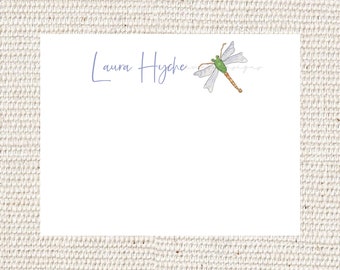 Dragonfly Thank you Notes | Personalized Stationery