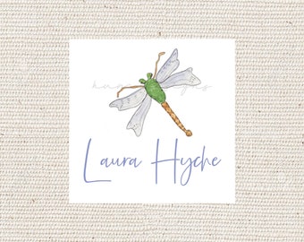Dragonfly Enclosure Card | Gift Tag | Calling Card
