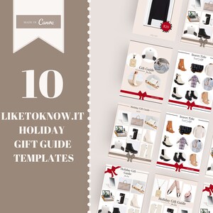 10 Blogger/Influencer Holiday LIKEtoKNOW.it Customizable Canva Templates