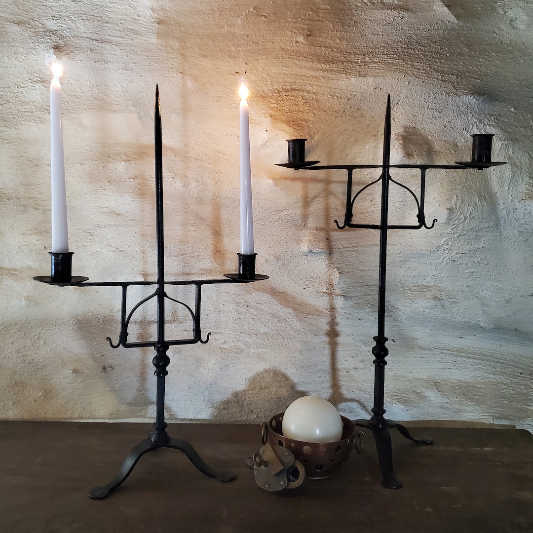 Antique Iron Candle Stand キャンドルスタンド 燭台 2 Antique Iron Candle Stand キャンドルスタンド 燭台 2 Antique Iron
