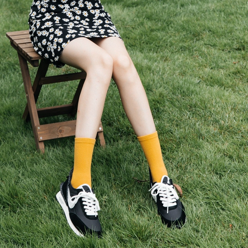 socks with smiley face on ankle
