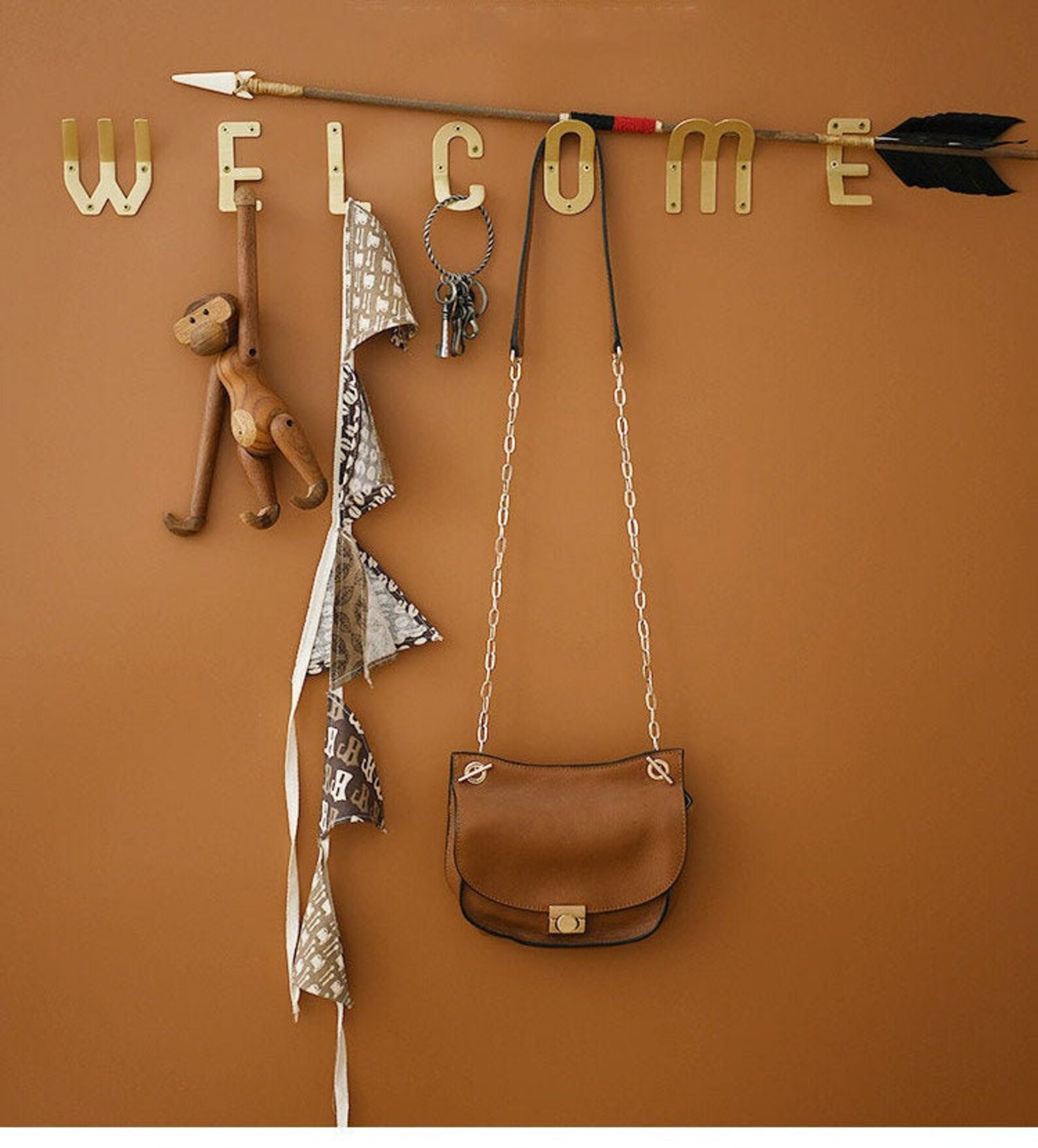 Alphabet Gold Hooks Symbol Coat Hooks Personalized Letter Etsy Canada