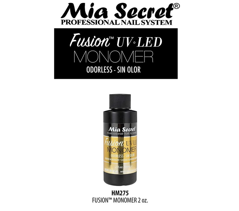 Mia Secret Fusion UV LED Monomer Odorless Liquid Monomer Etsy