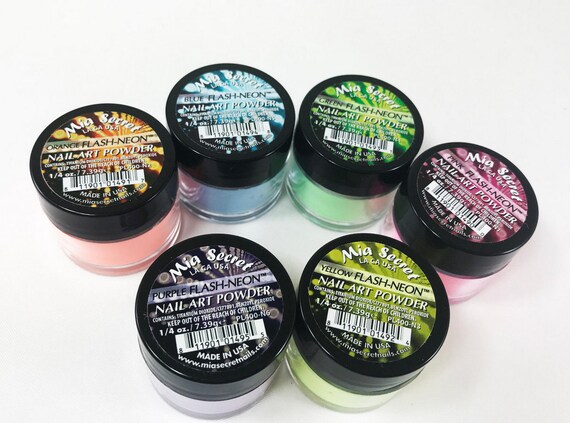 Mia Secret Nail Art Powder - Glow in The Dark Collection