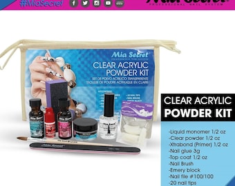 Mia Secret Acrylic Nail Kit Builder Gel Kit Set Etsy Denmark