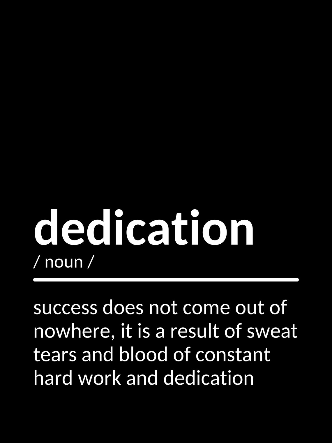 Dedication Definition Quote Etsy