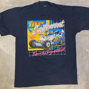 Vintage 1991 Kenny Brightbill Dirt Modified Tee - Medium