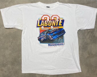 1993 Bobby Labonte #22 Maxwell House Ford Nascar Tee - XL