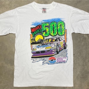 Vintage 1991 Mello Yello 500 Charlotte Motor Speedway Event Tee - Medium