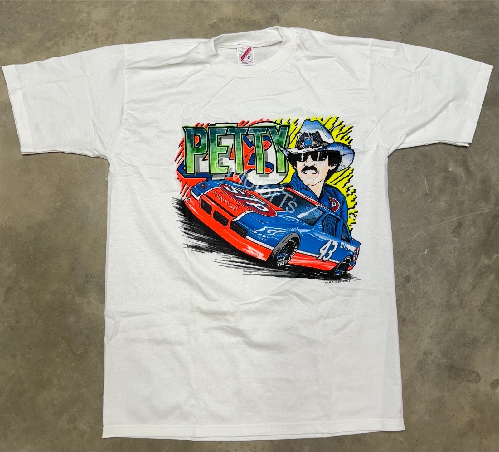 ヴィンテージ NIB 1992 リチャード ペティ NASCAR T シャツ - L - Etsy 