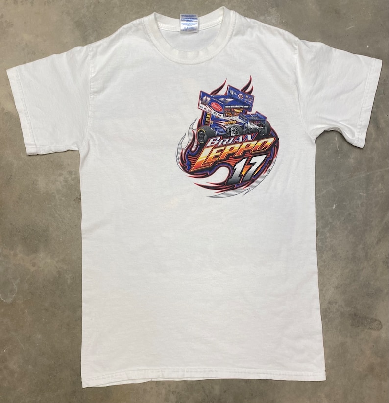 2012 Brian Leppo #17 Keen Motorsports Sprint Car Tee - Small - Etsy