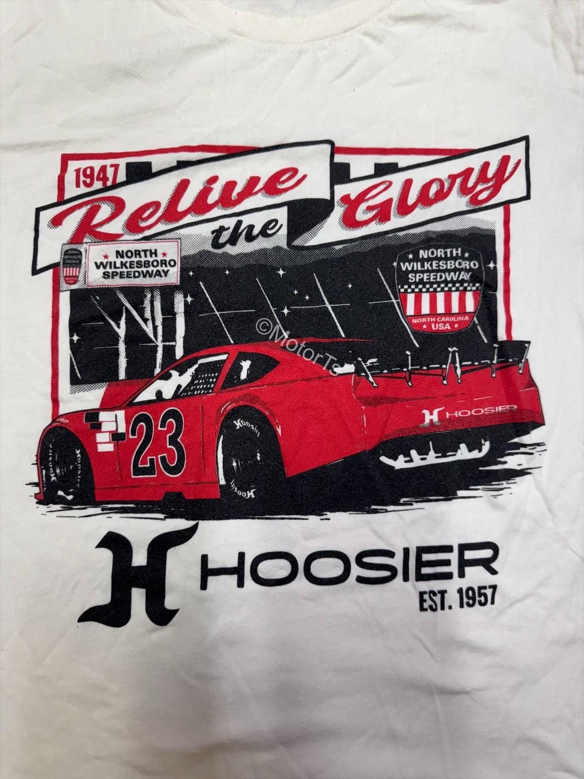 Hoosier Racing Background Hoosier Racing Tire “relive the Glory” North Wilkesboro Speedway Tee ...