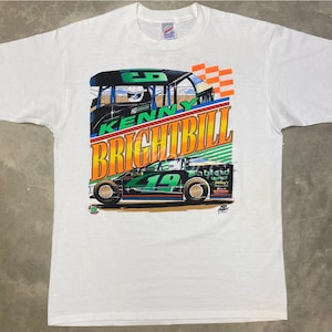 Vintage 1990s Kenny Brightbill Dirt Modified Tee - Large