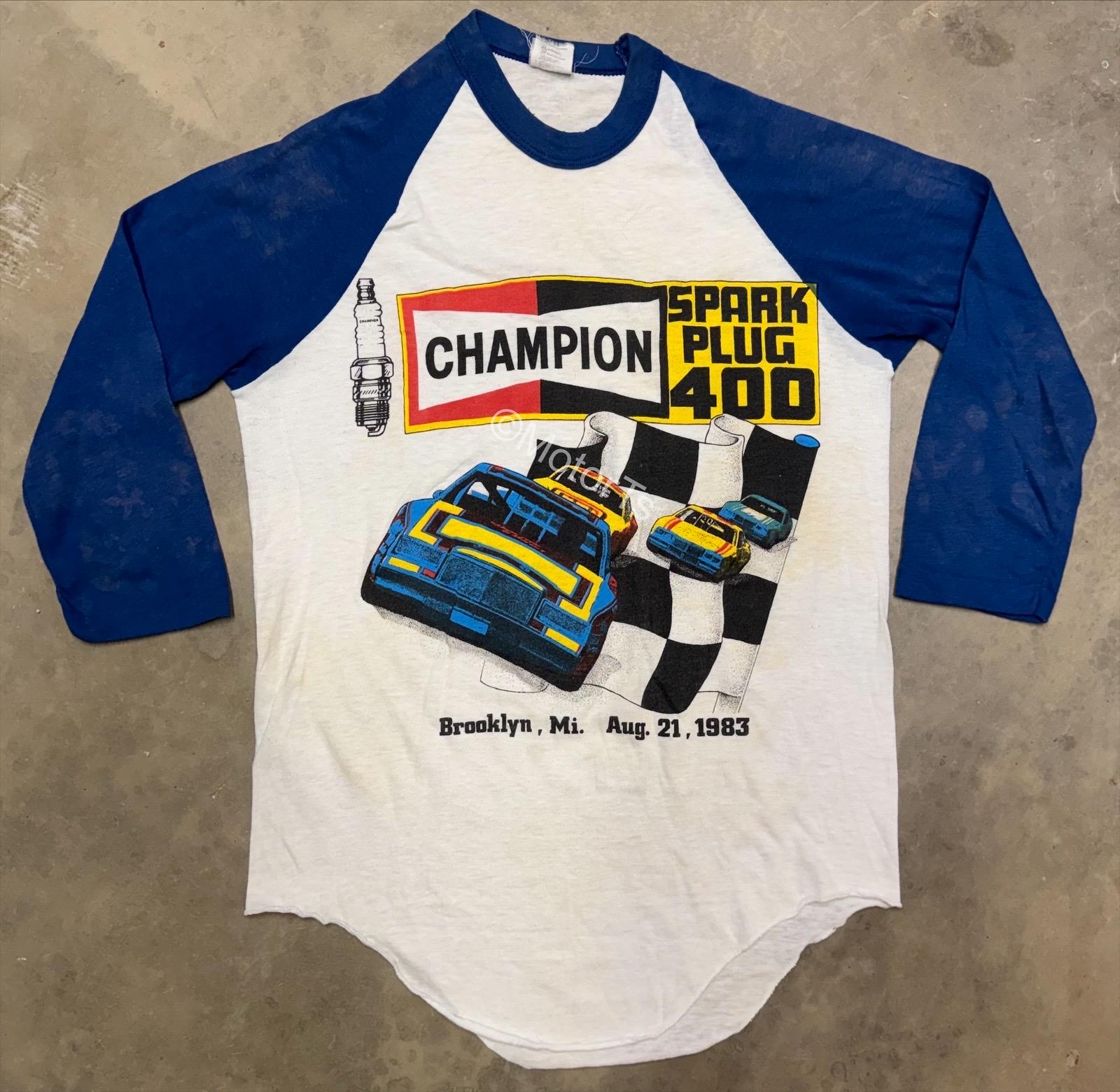 Vintage Champion Spark Plug Shirt - Etsy