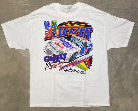 Rare NOS Vintage 1990s Mark Setzer / Galaxy Racing Late Model Tee - XL