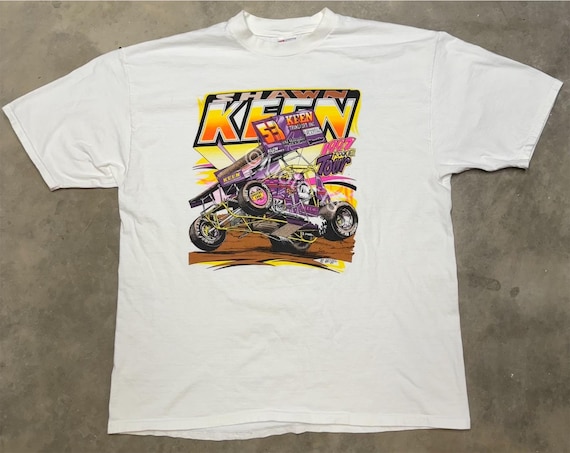 Vintage 1997 Shawn Keen #53 Keen Motorsports Sprint Car Tee - 2XL