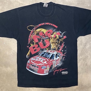 Vintage 1998 Jimmy Spencer Winston No Bull Nascar Tee - Duży