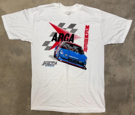 Vintage NOS 1990 ARCA Racing Member Tee - Large
