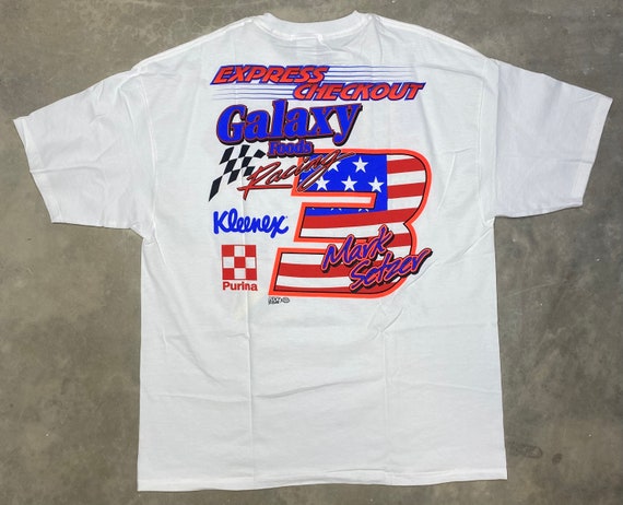 Rare NOS Vintage 1990s Mark Setzer / Galaxy Racing Late Model Tee - XL View 2