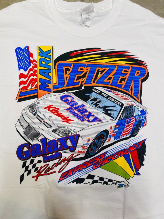 Rare NOS Vintage 1990s Mark Setzer / Galaxy Racing Late Model Tee - XL View 3