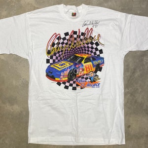Vintage NOS 1997 Kenny Wallace / Square D / Fan Club Racing Tee - XL