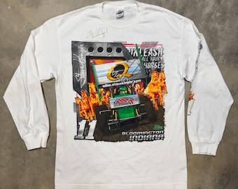 2007 Steve Kinser / Quaker State Sprint Car Long Sleeve Tee - Large